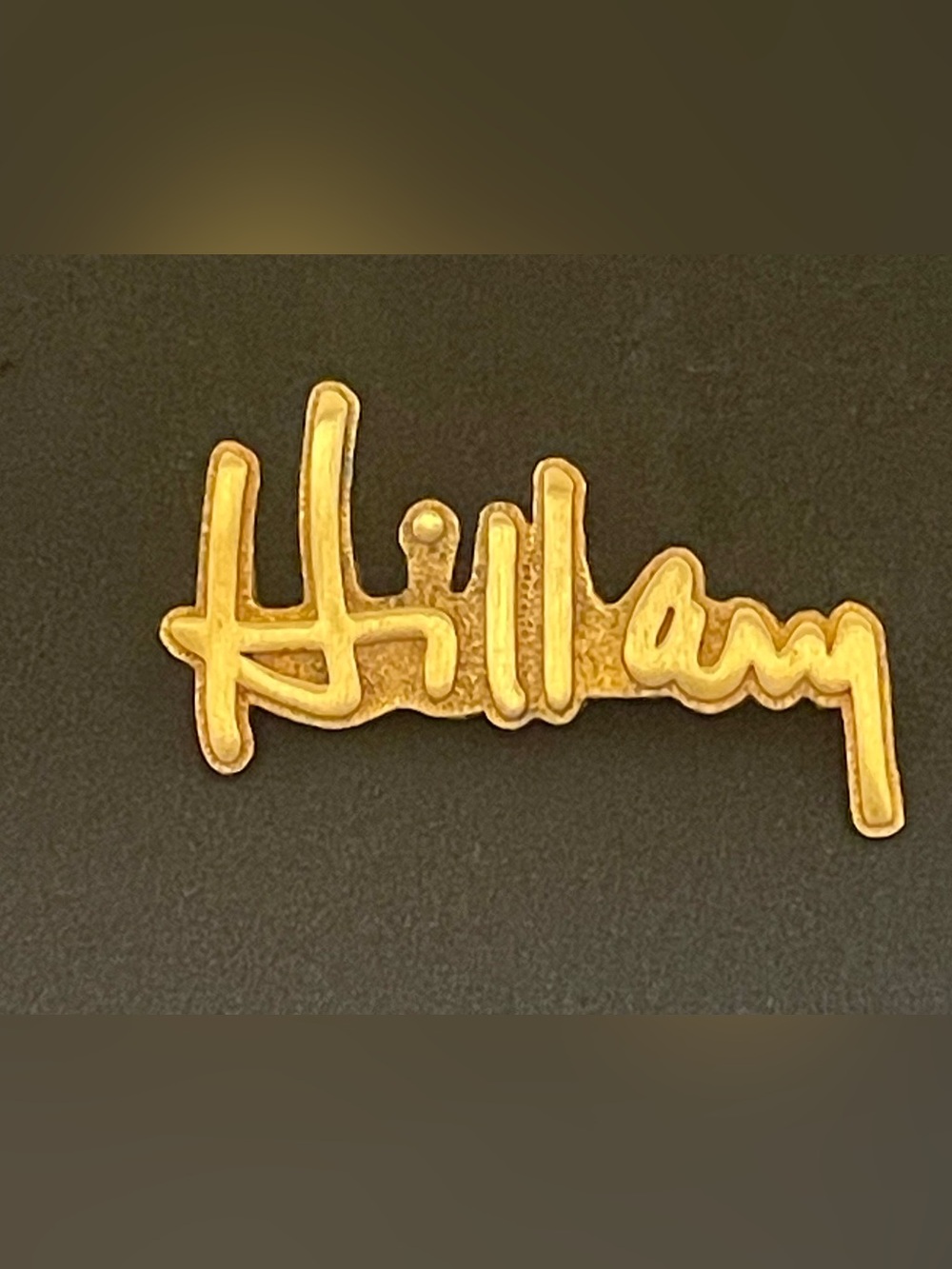 Ann Hand Gold Tone “Hillary” Pin Brooch